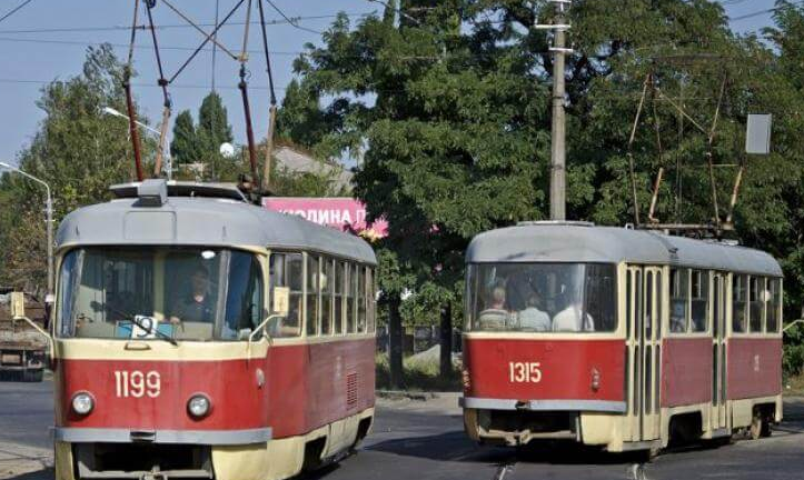 Трамвай №16 Днепр остановки