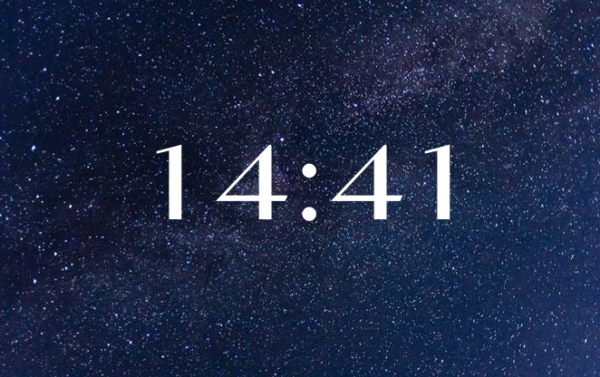 14:41 на часах