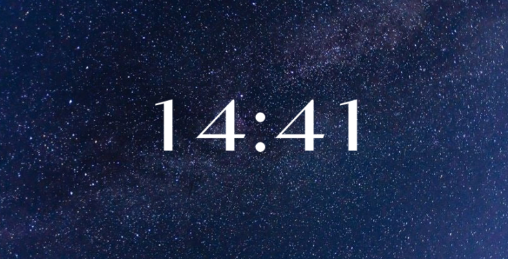 14:41 на часах
