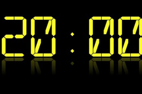 20:00 на часах