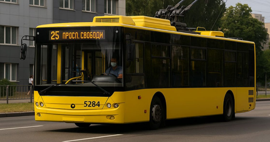25 троллейбус Киев