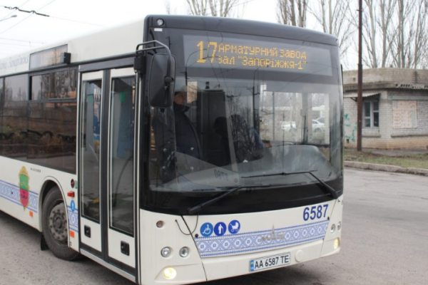 17 автобус Запорожье