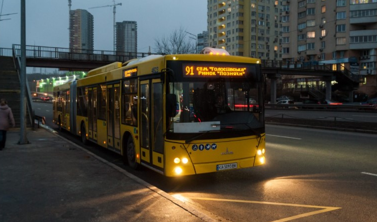91 автобус Киев