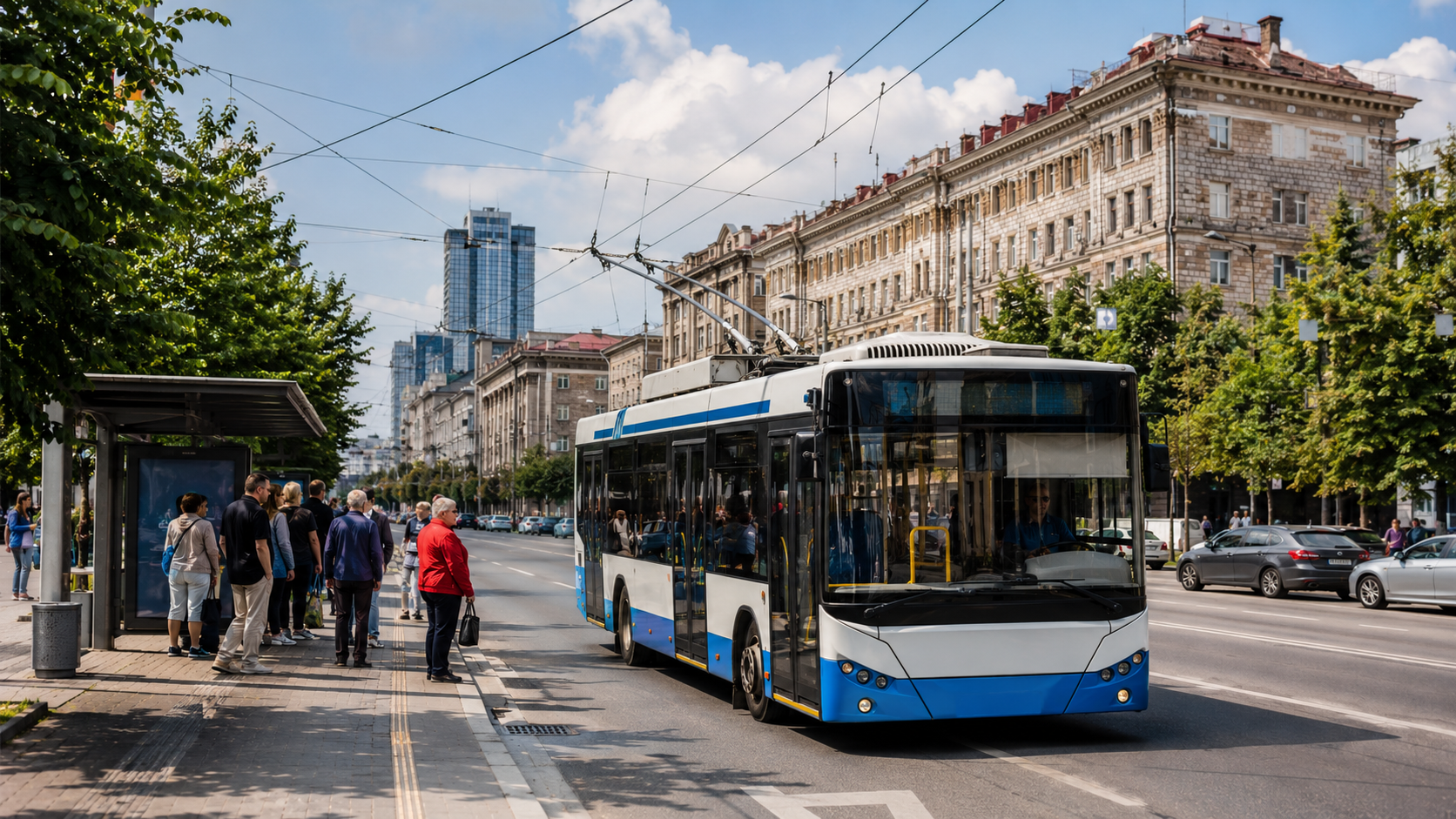 Тролейбус 1 Дніпро — маршрут, зупинки та рух містом