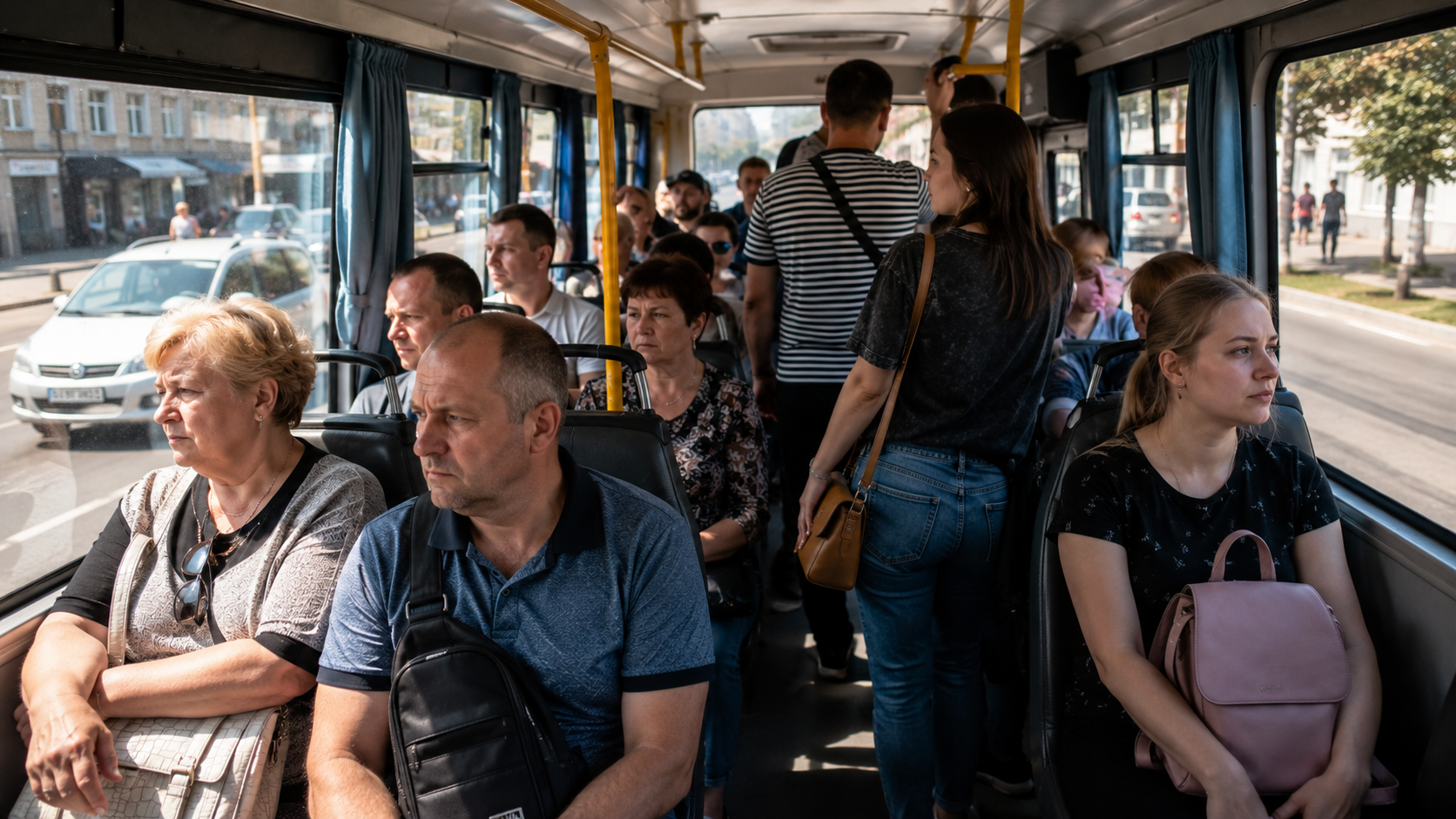 Розклад маршрутки 19 у Харкові — салон міського транспорту