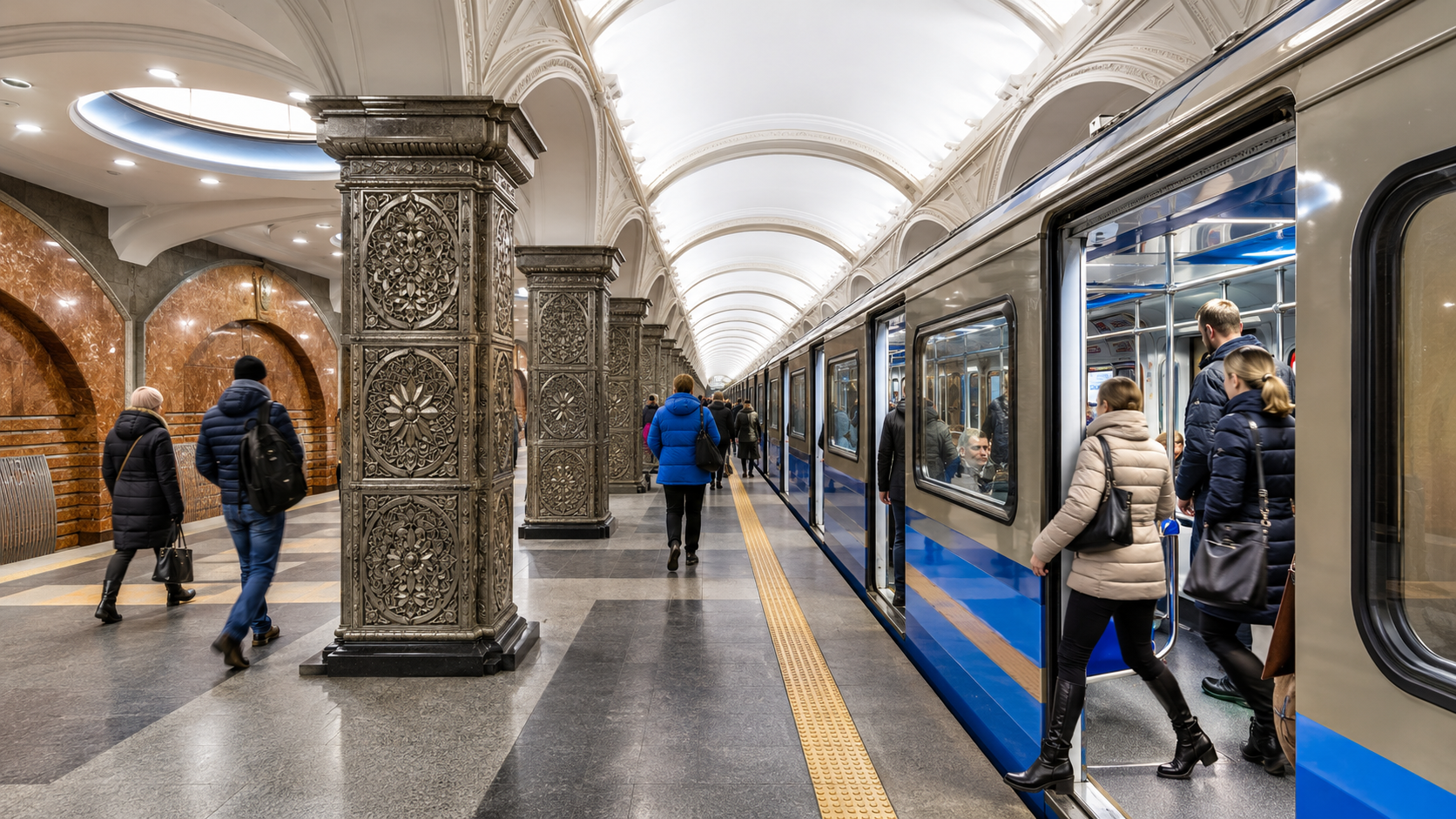 Станції та платформи Харківського метро