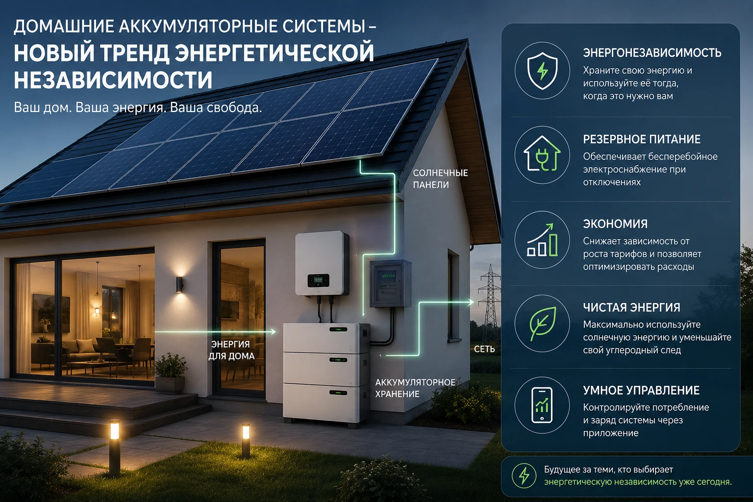 Домашние аккумуляторные системы