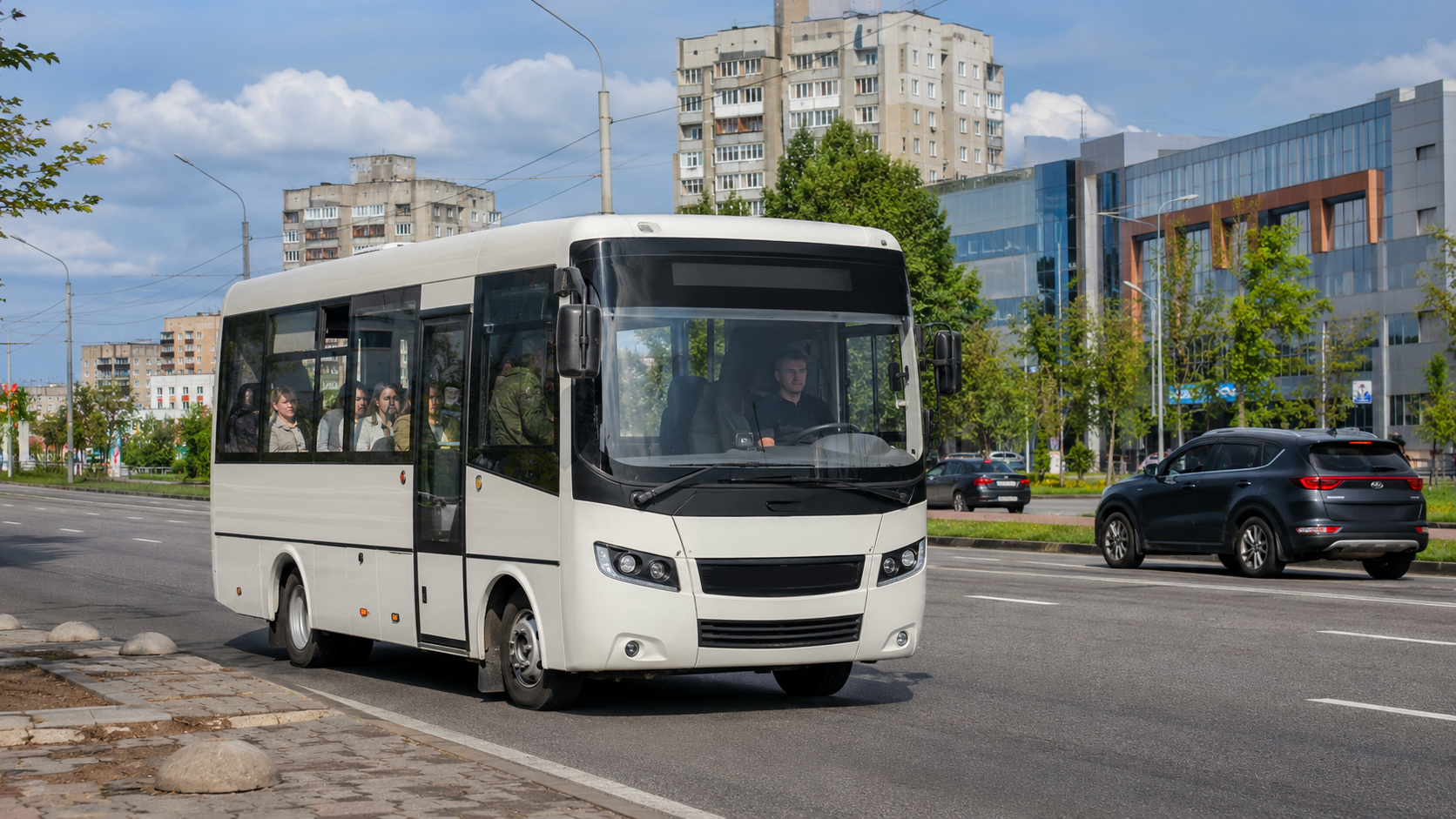 Маршрутка №41 на вулицях Дніпра