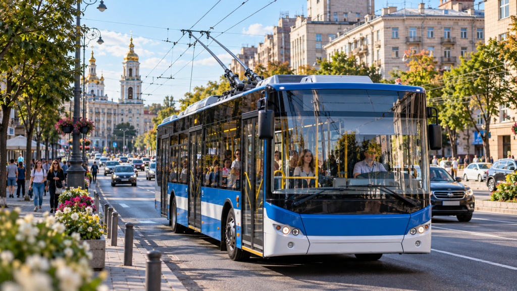Тролейбус №24 у Харкові — міський маршрут і зупинки